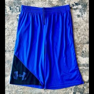 Under Armour Kids Blue and Black Shorts